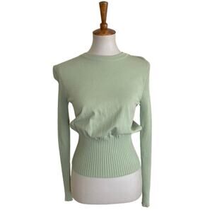 Meena Mint Green Sweater, Size Medium
